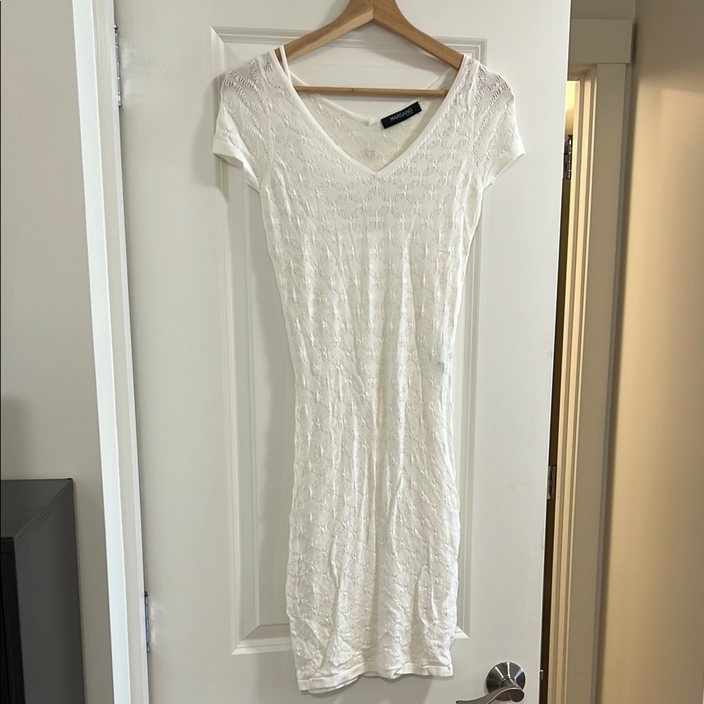 Elegant White Lace Dress